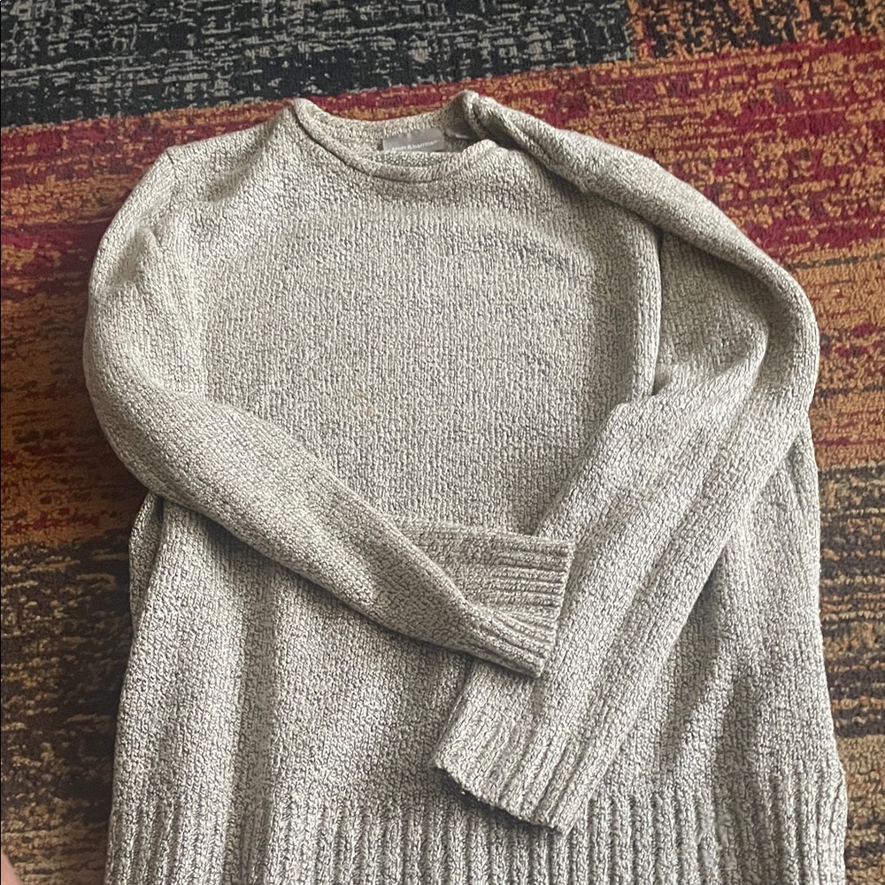 Croft & Barrow Men's Light Gray Crewneck Sweater